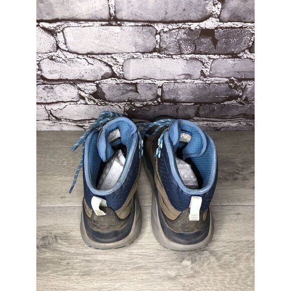 Men's Hoka One One Kaha GTX Gore-Tex Blue & Gray Mid Hiking Boots Women Sz 8M US - Picture 7 of 16